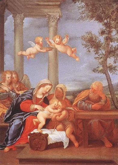 Albani  Francesco Holy Family oil painting image
